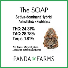 Photograph of product: Panda Farms - 3.5g Flower - The SOAP