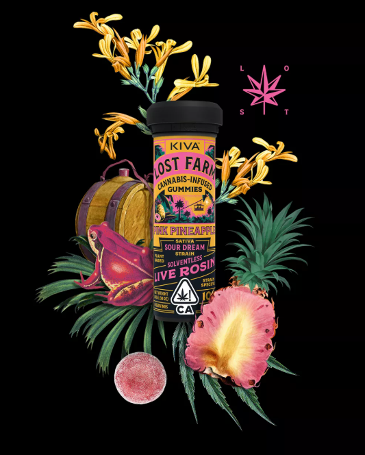 Photograph of product: PINK PINEAPPLE SOUR DREAM (ROSIN)