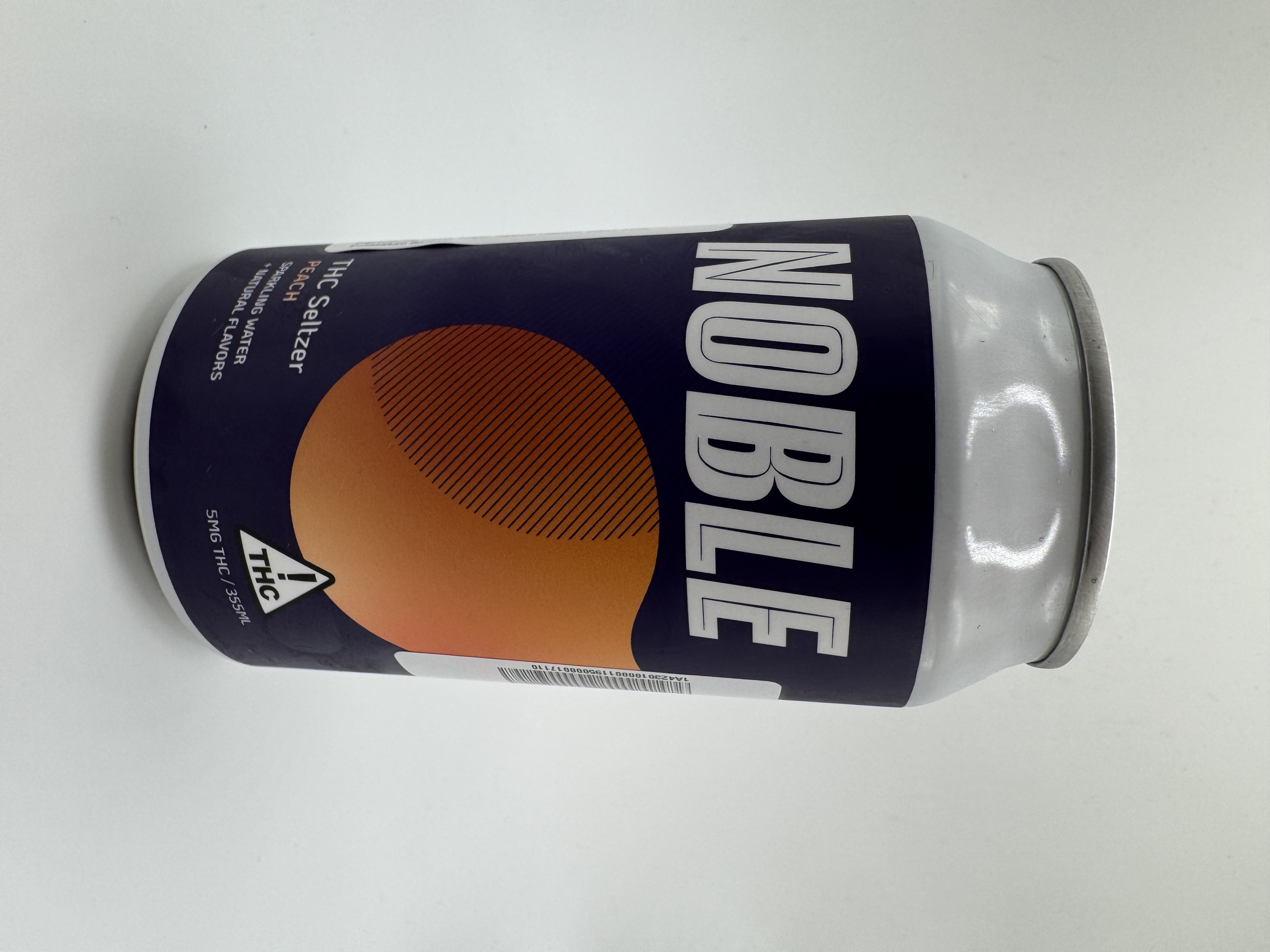 Photograph of product: Peach Seltzer | 5mg | Infused Beverage
