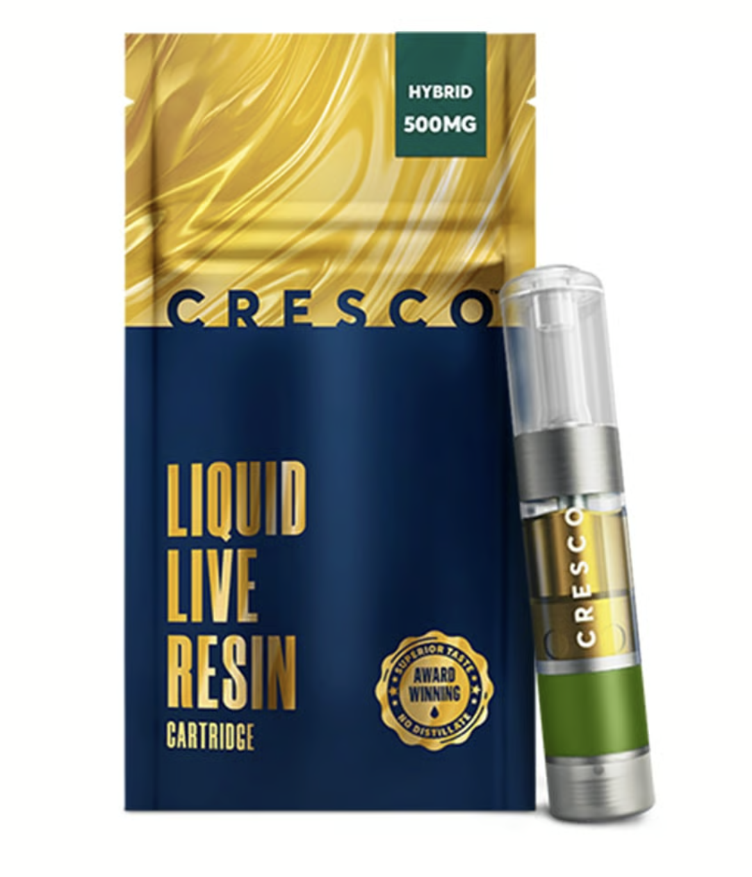 Photograph of product: CRESCO CHEESE STORM LIQUID LIVE RESIN CARTRIDGE