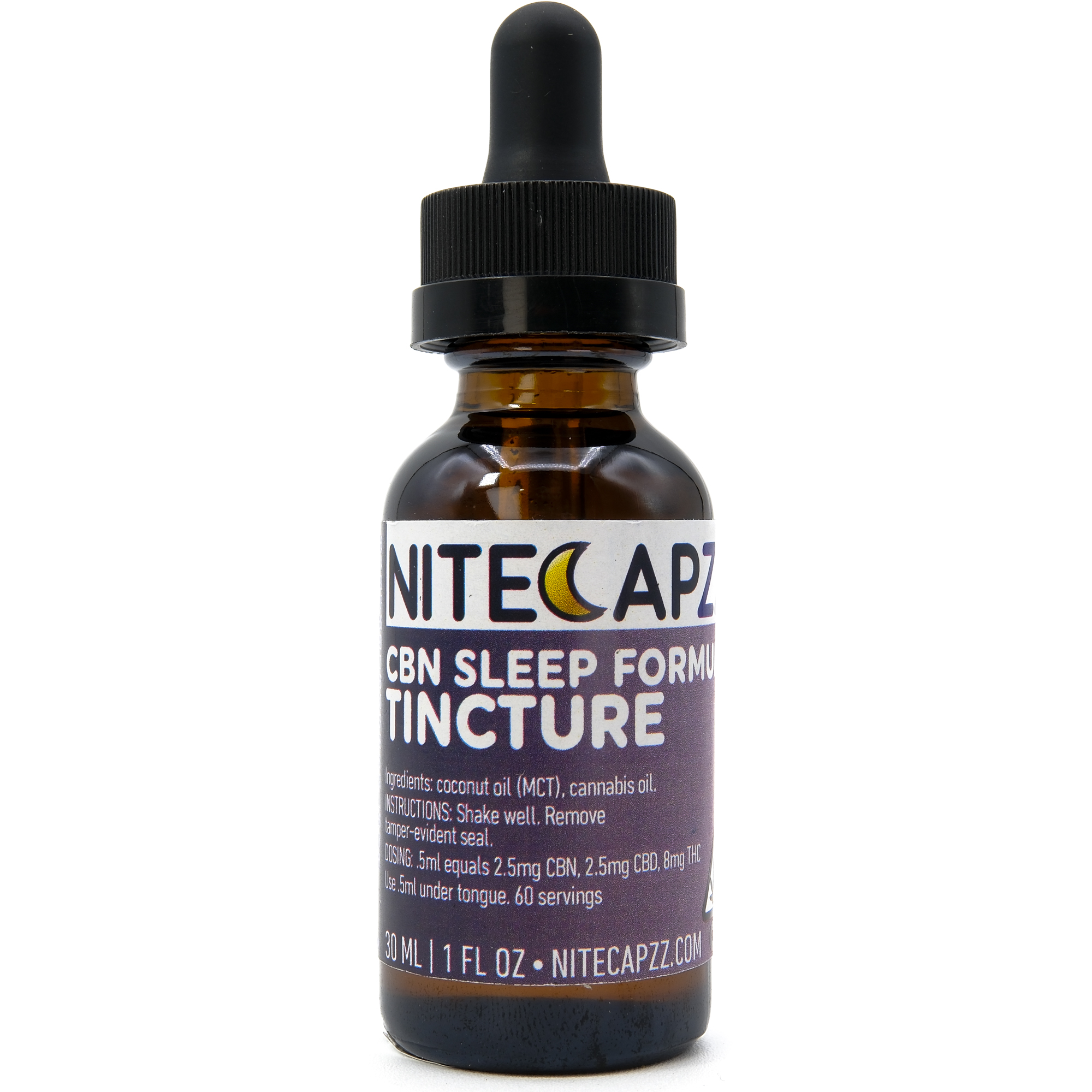 Photograph of product: CBN Sleep Formula 760mg 30ml Tincture - Nite Capzz