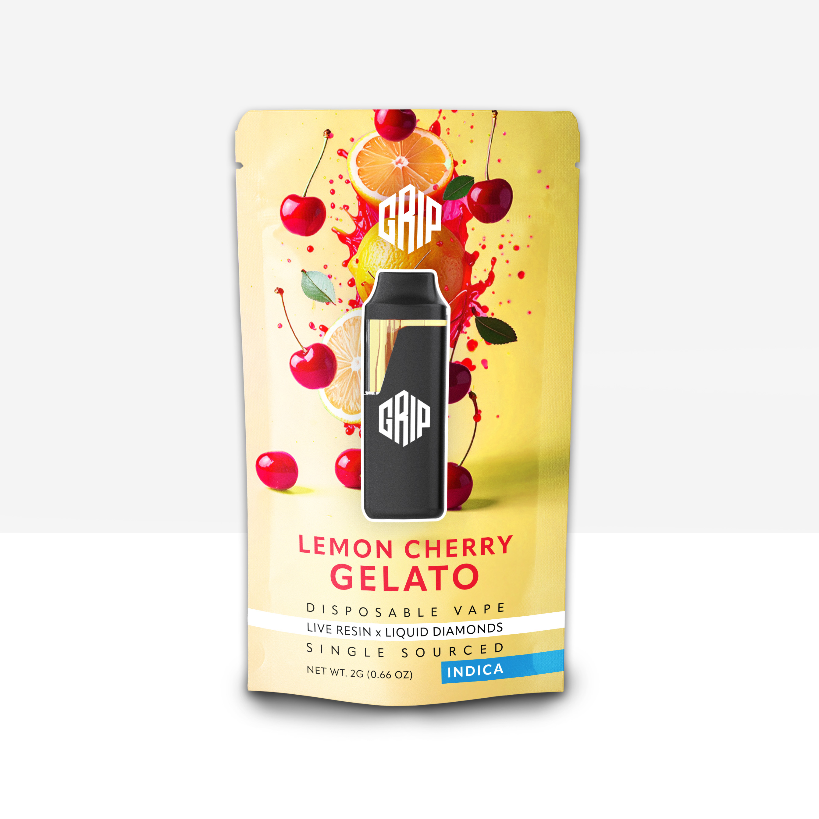 Photograph of product: Lemon Cherry Gelato Disposable (I)