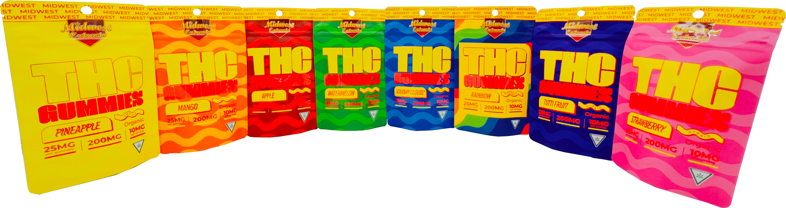 Photograph of product: Midwest Extracts - Dragonfruit - Edible - 200mg