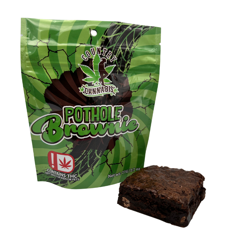 Photograph of product: Country Oui'd | Pothole Brownie | 1200mg