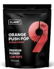 Photograph of product: Clade9 - Orange Push Pop 7G Low Tops