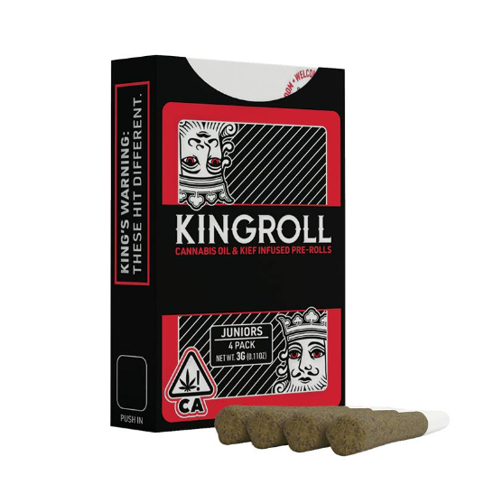 Photograph of product: CANNALOPE AK X CANNALOPE KUSH 4PK [OIL & KIEF INFUSED] 3G