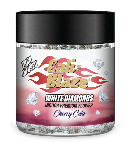 Photograph of product: Cherry Cola | 3.5G White Diamond Rocks Infused Flower