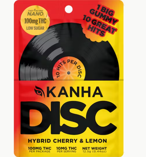 Photograph of product: KANHA  - Nano Disc - Cherry Lemon 1pc (100mg)