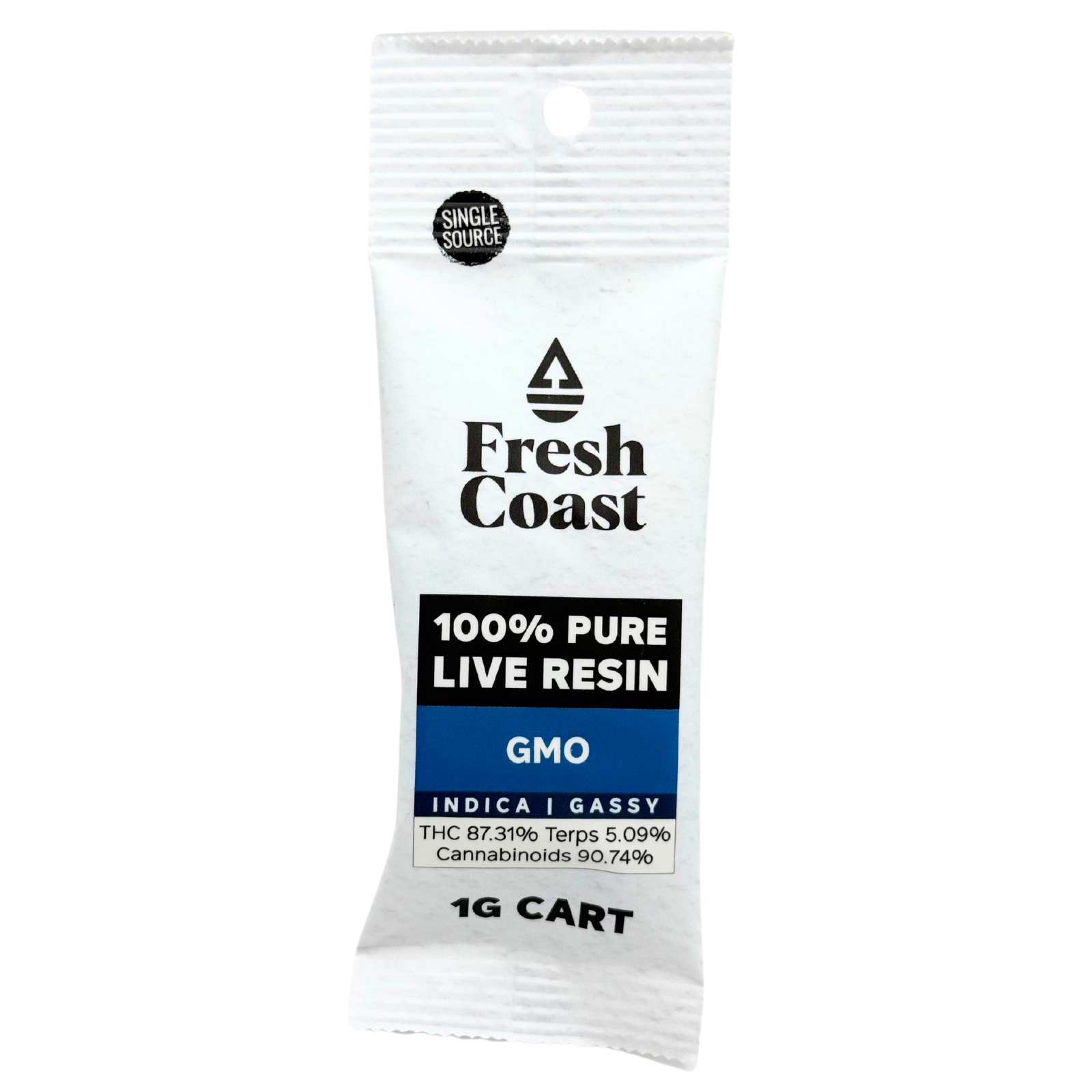 Photograph of product: Fresh Coast | 1g Pure Live Resin Cartridge | GMO (Oui'd)