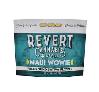 Photograph of product: Maui Wowie Kief Infused Ground Flower | Oui'd | Revert - 14g