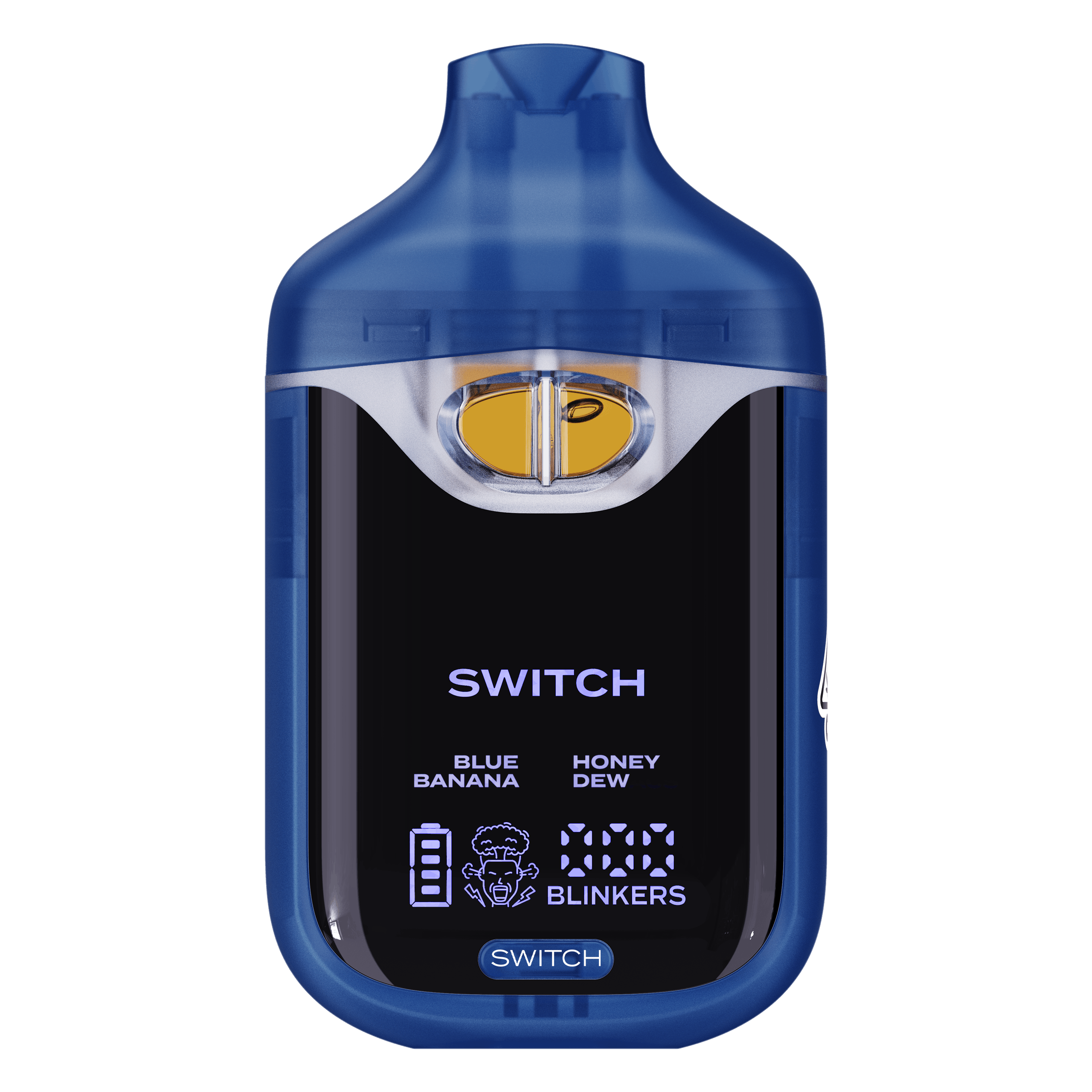 Photograph of product: Boutiq Switch | Blue Banana (H) x Honeydew (H) | 1g Liquid Live Diamonds Dual Chamber All-in-One