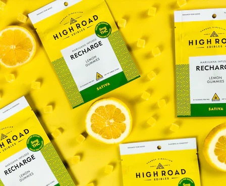 Photograph of product: Gummies | Recharge Lemon | 100mg