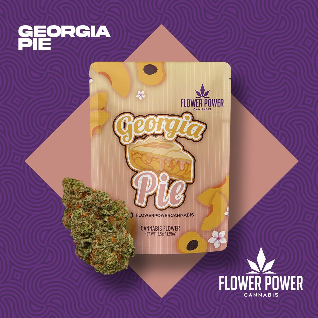 Photograph of product: Flower Power - Georgia Pie - 3.5g