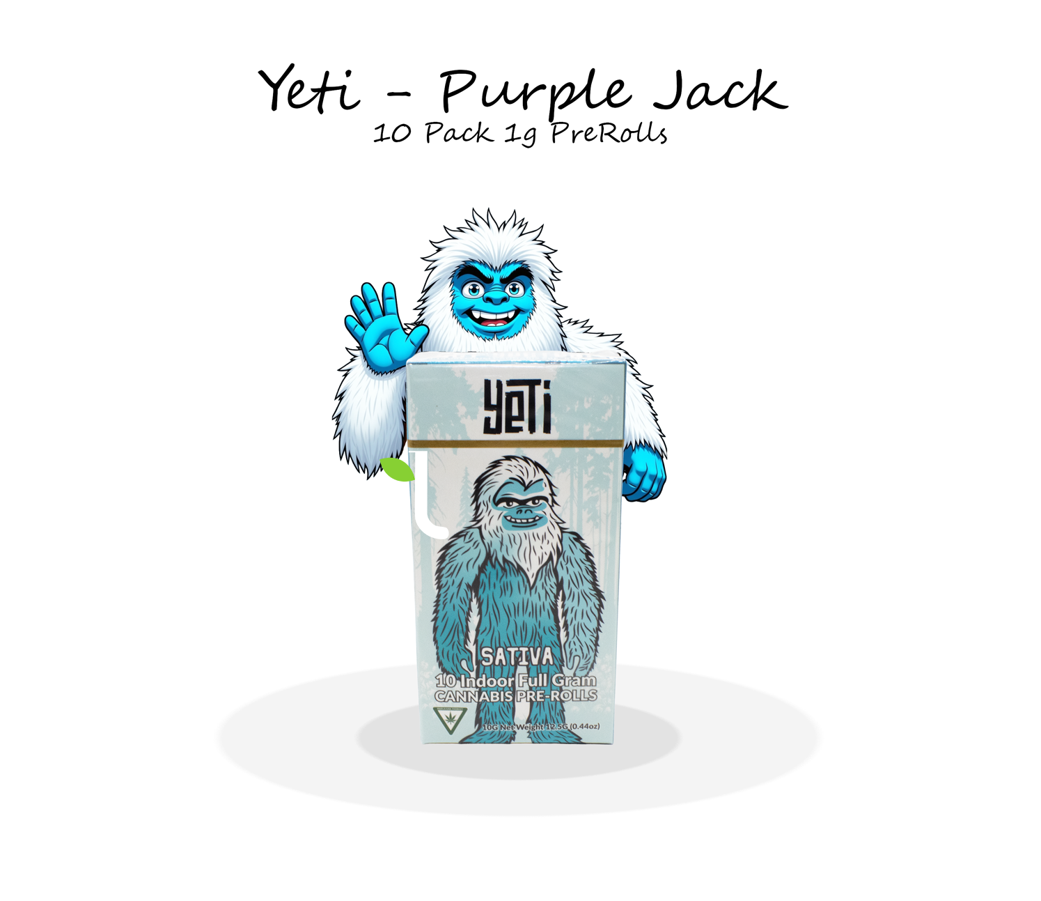 Photograph of product: Yeti | Purple Jack | 10x 1g Pre-Roll Pack