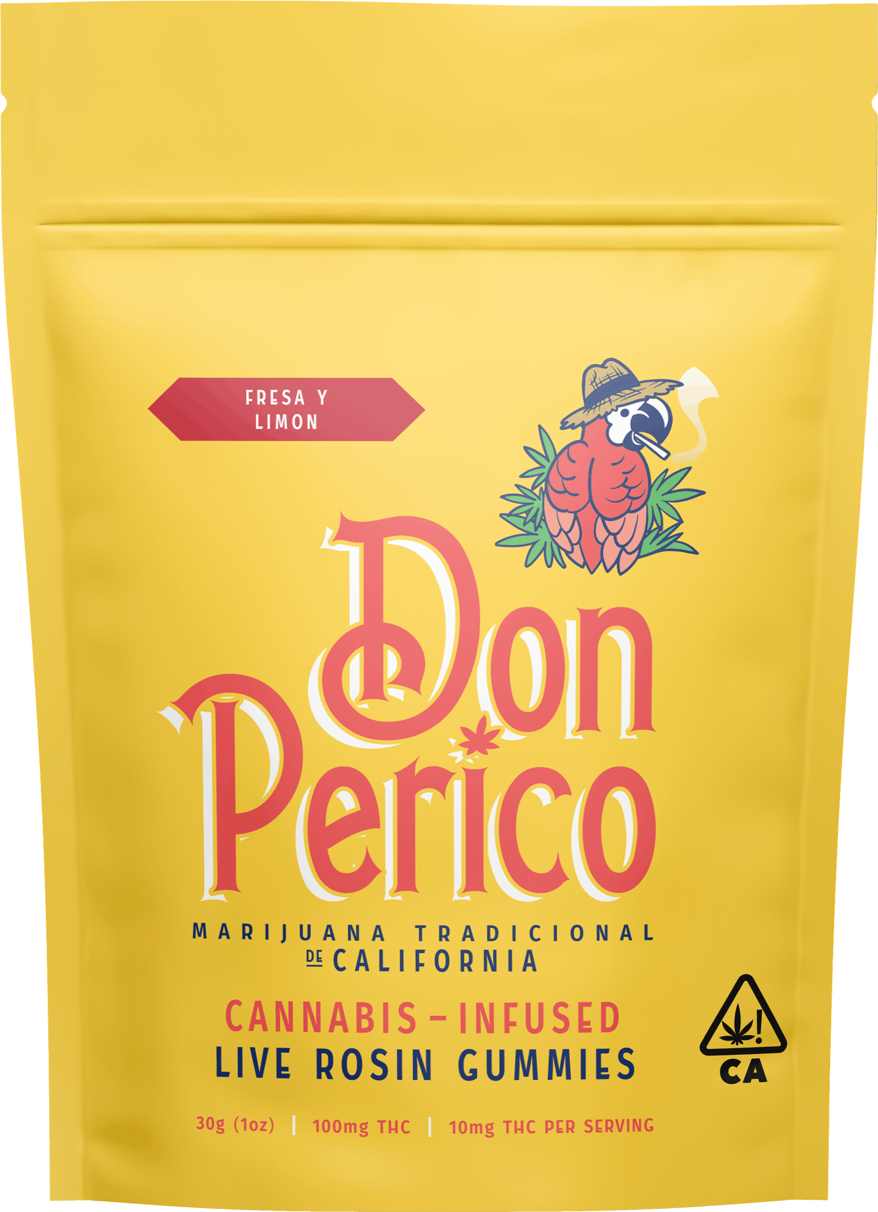 Photograph of product: Don Perico - Edibles - Fresa - 100 mg