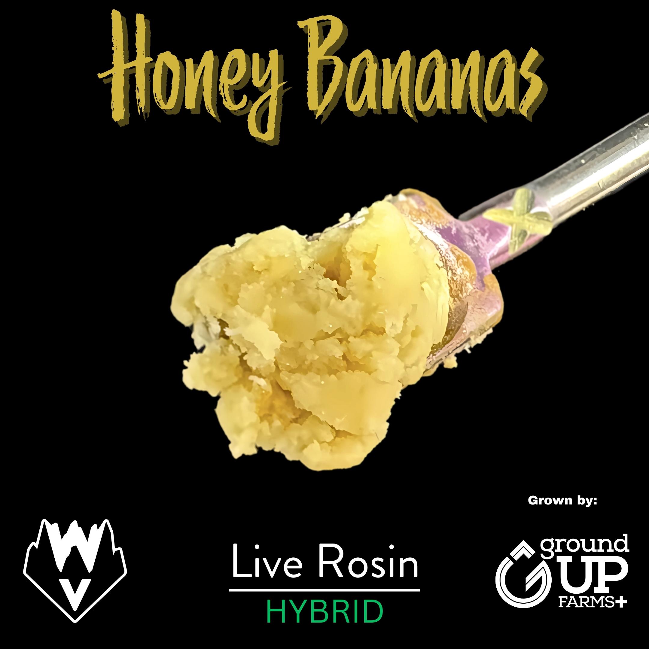 Photograph of product: WVA Honey Bananas Live Rosin