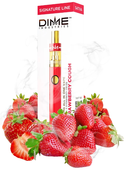 Photograph of product: Dime - Disposable - (S) -  Strawberry Cough