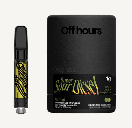 Photograph of product: Off Hours | Super Sour Diesel | Oui'd | Cart