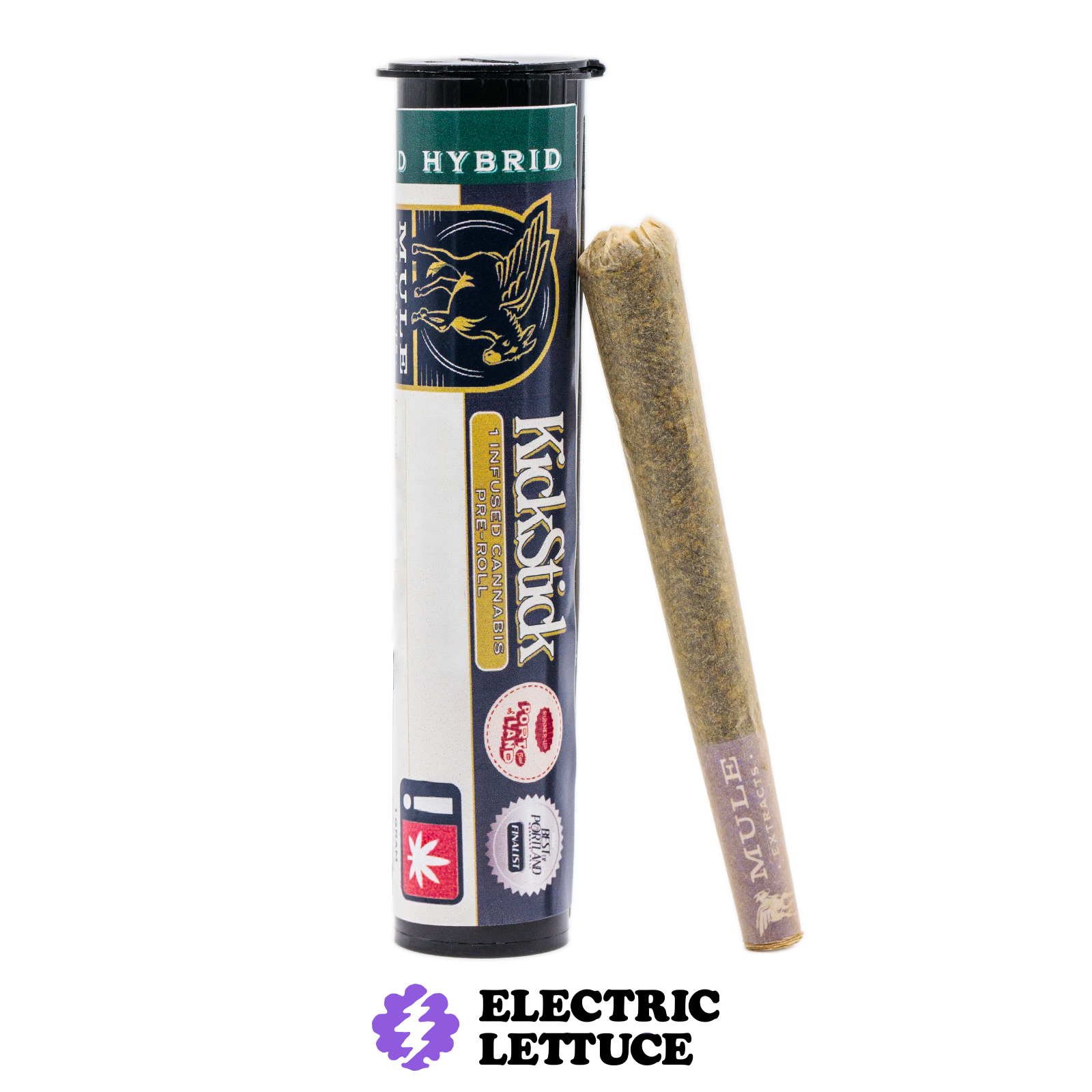 Photograph of product: Mule Extracts Runtz Creek x Rogue Wildflower Infused Pre-Roll 1g