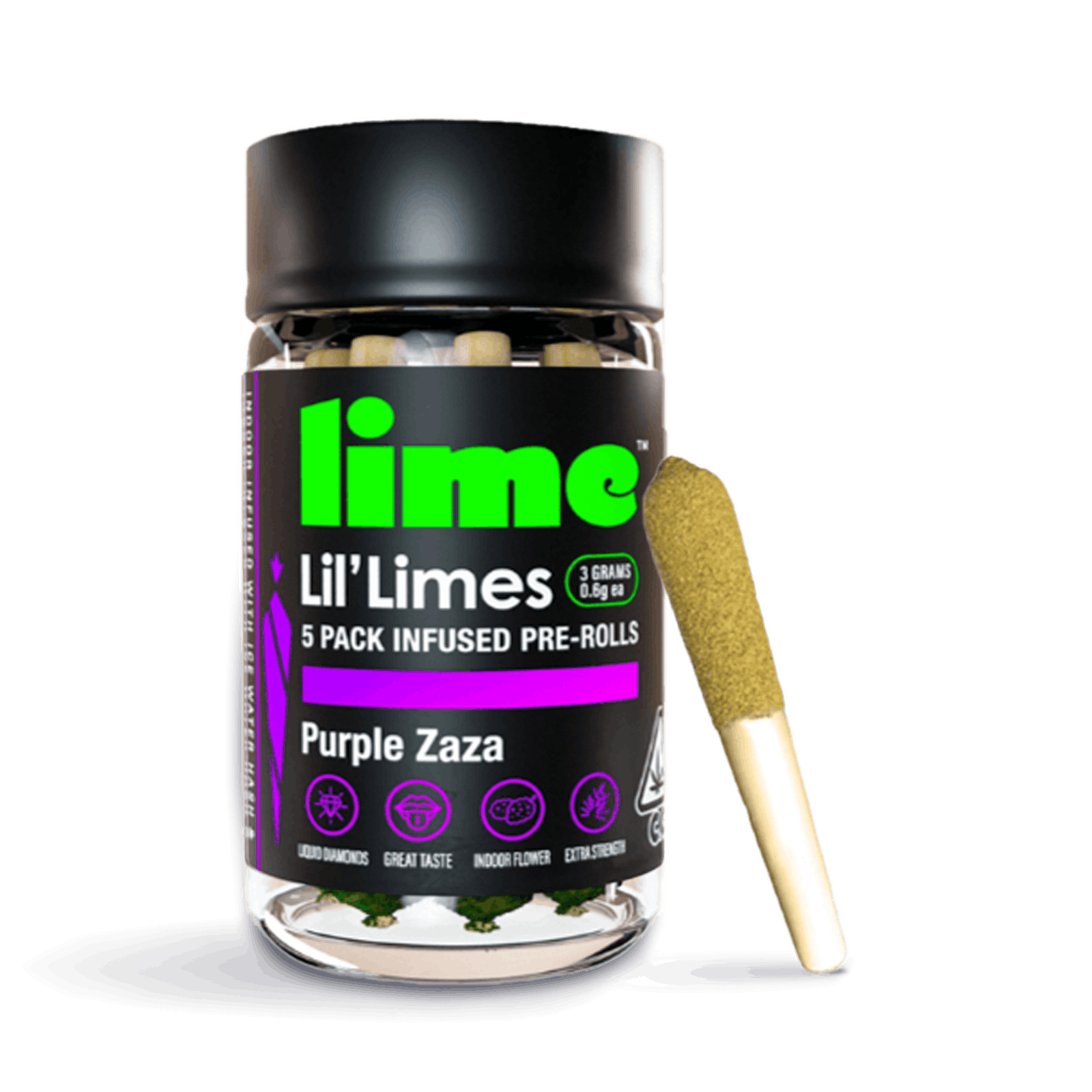 Photograph of product: $40 | (I) Purple Zaza | 5pk | Lil' Limes