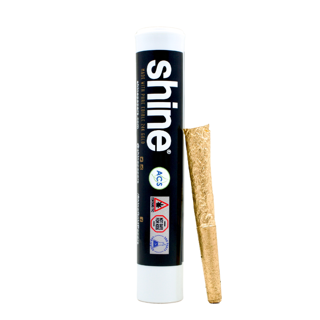 Photograph of product: Shine | Sour Banana Sherbert | 0.5g Pre Roll