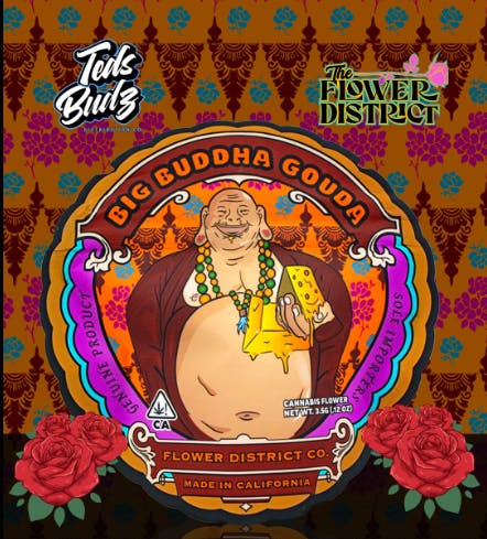 Photograph of product: TEDS BUDZ | Big Buddha Gouda 3.5G