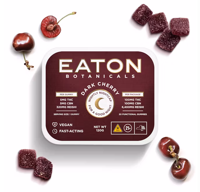 Photograph of product: Dark Cherry | Nightly Nightcap Gummies | 20pk | 100mg