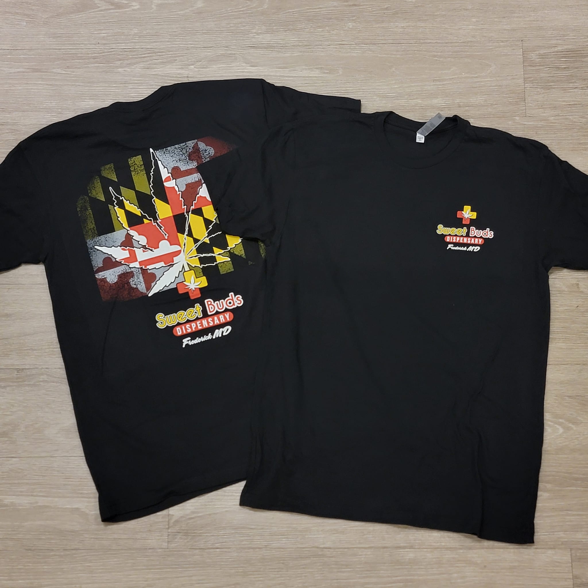 Photograph of product: Sweet Buds Maryland Flag Shirt - XX Large - Yellow