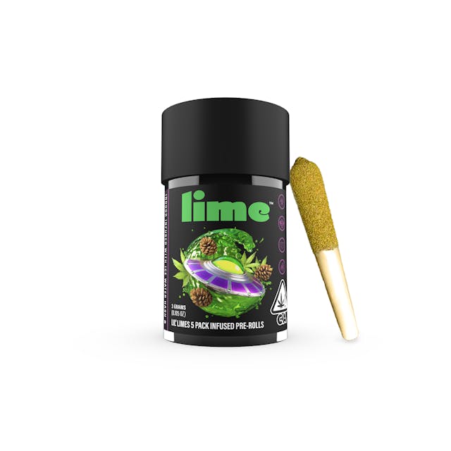 Photograph of product: Alien Gas - Lil' Limes 5pk Pre Rolls *B2G1 EVERYDAY* - Alien Gas (I)