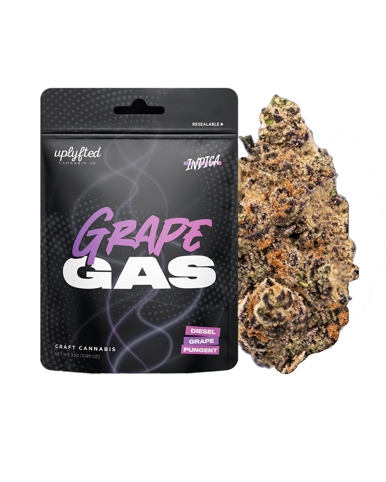 Photograph of product: GRAPE GAS 3.5G
