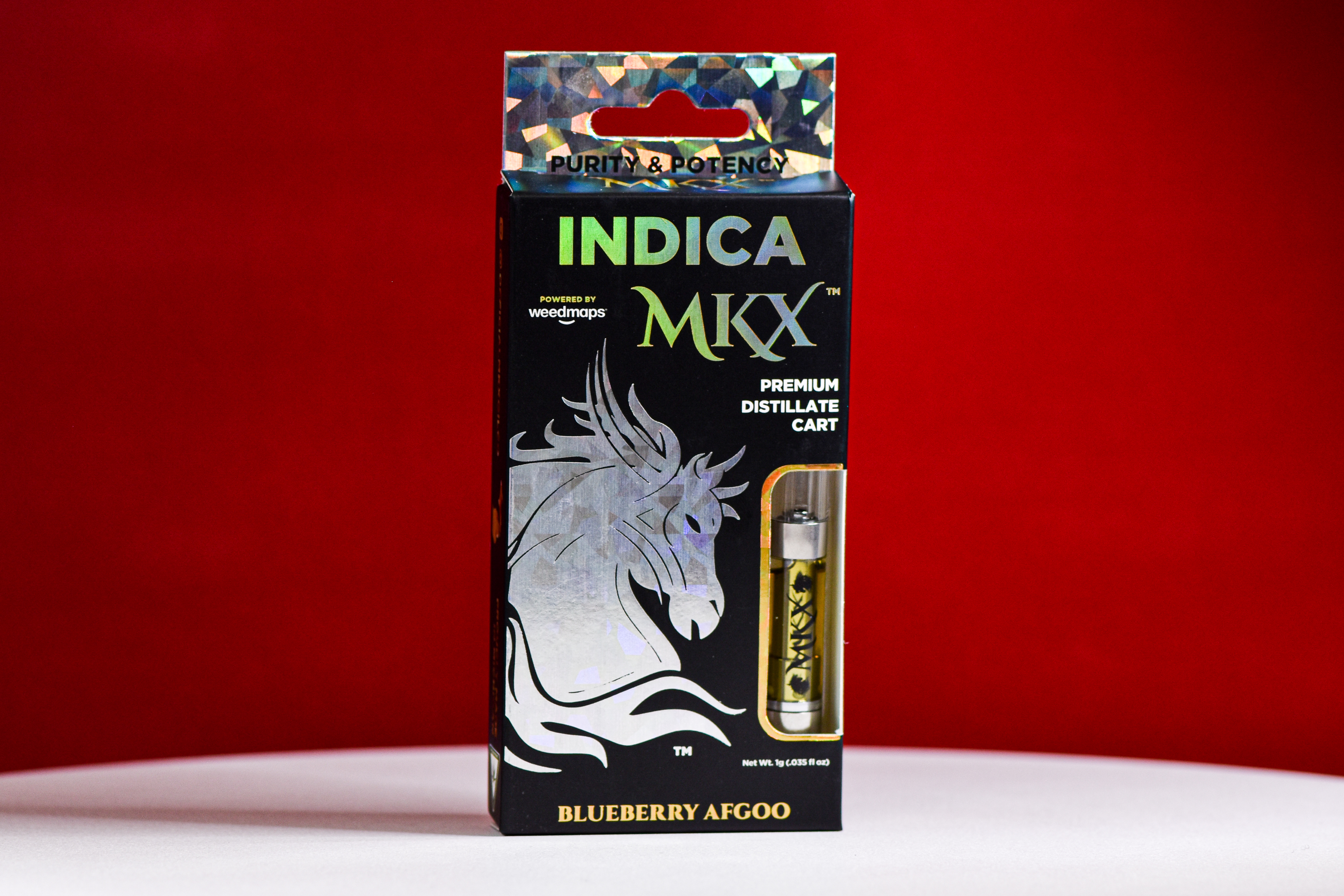 Photograph of product: MKX CART | BLUEBERRY AFGOO