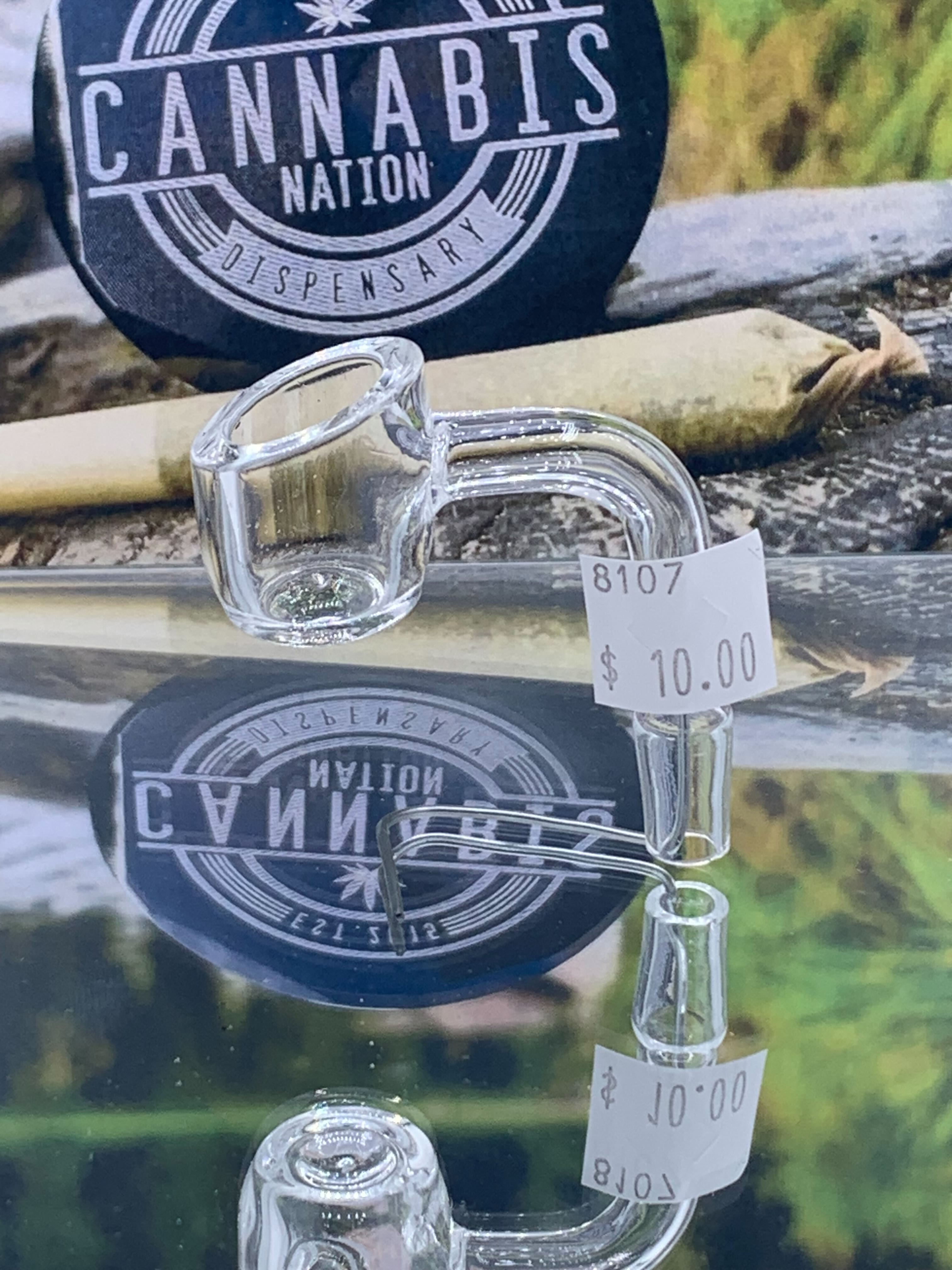 Photograph of product: Thick Quartz Banger 10mm male - $10