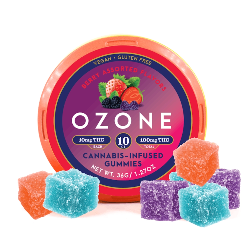 Photograph of product: Ozone | Berry Assorted 10pk | 100mg