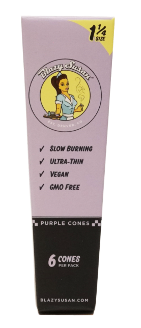 Photograph of product: Blazy Susan - 1 1/4 Cones - Purple (6pk)