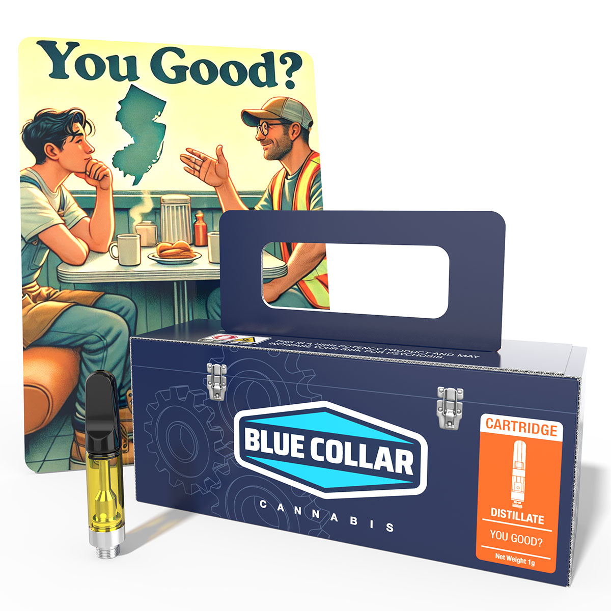 Photograph of product: Blue Collar Oui'd - You Good Cartridge - 1g