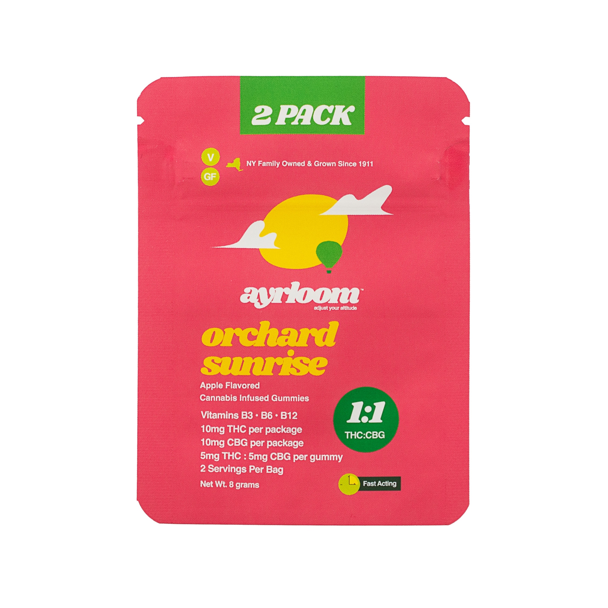 Photograph of product: Orchard Sunrise | Apple | 1:1 | 2pk