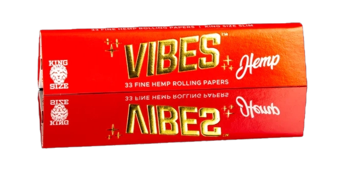 Photograph of product: VIBES - Papers - King Size - Hemp - 33pk
