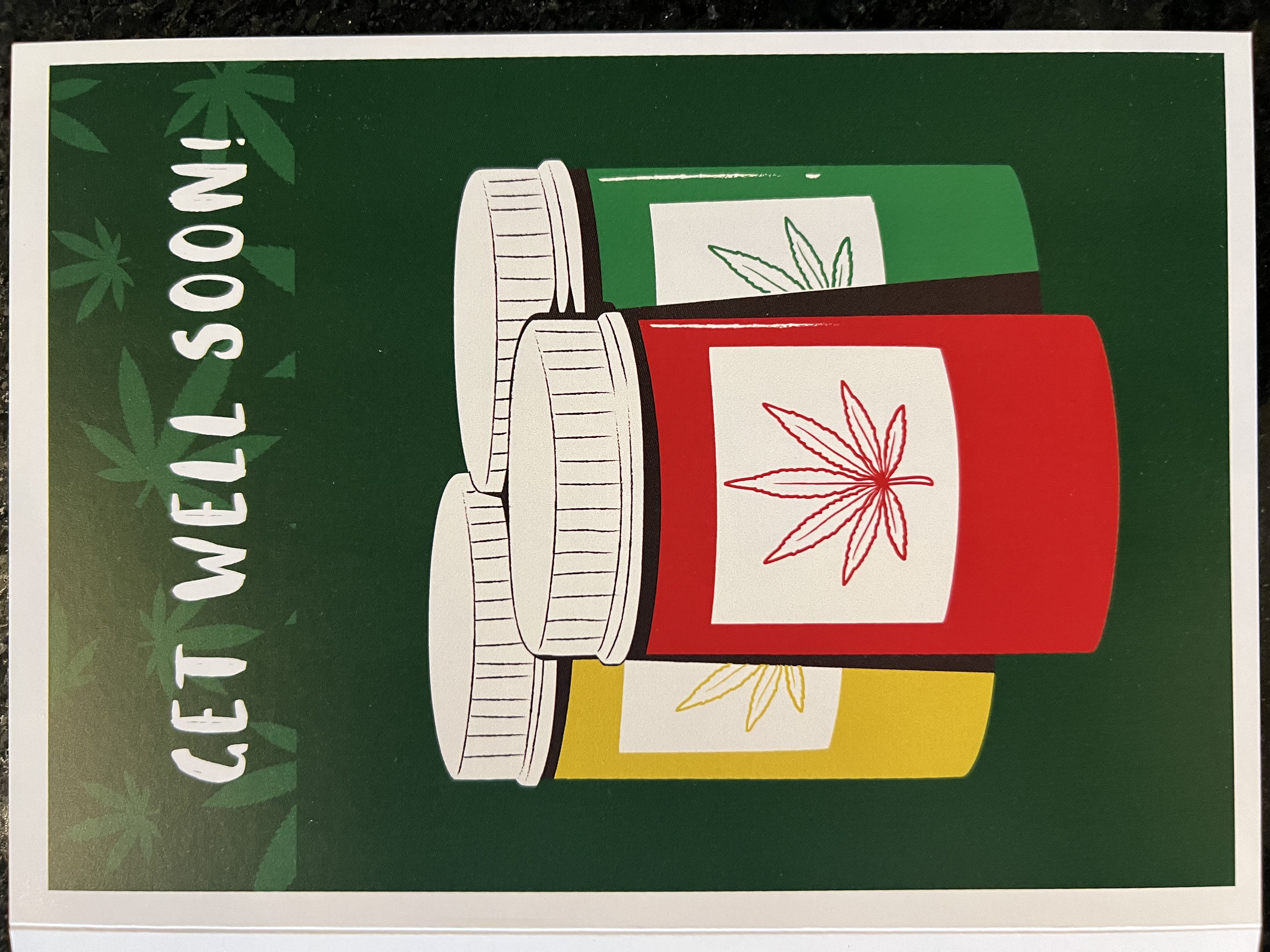 Photograph of product: Get Well Soon - Greeting Card