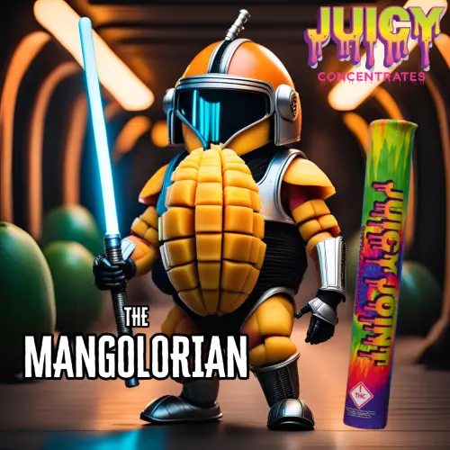 Photograph of product: Juicy Infused Pre-Roll 1g - The Mangolorian (H)