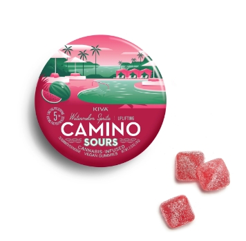 Photograph of product: Camino Sours Gummies "Uplifting" | 10mg | Watermelon Spritz