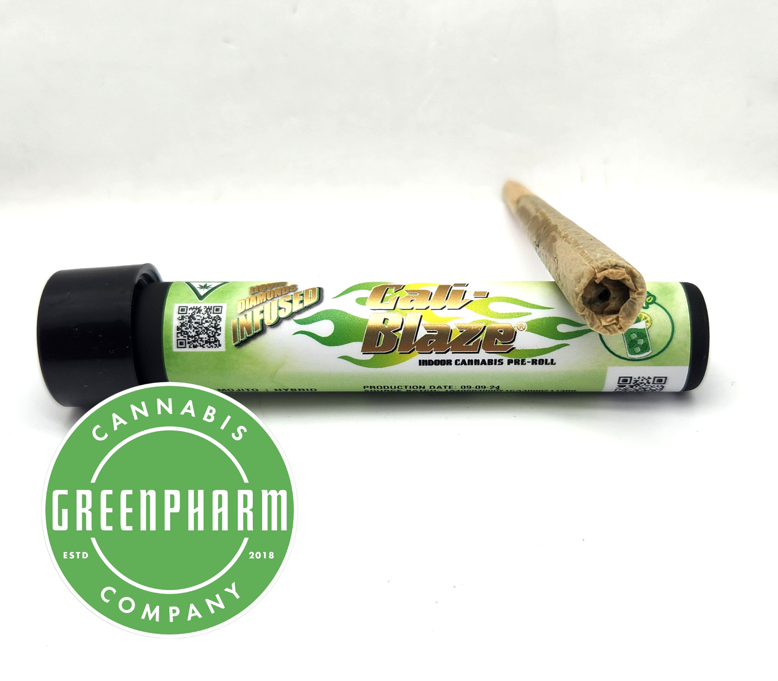 Photograph of product: Infused Pre-Roll | Cali-Blaze | Mojito