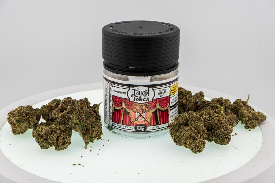 Photograph of product: Tarot Tokes - Black Cherry Gas - 3.5g