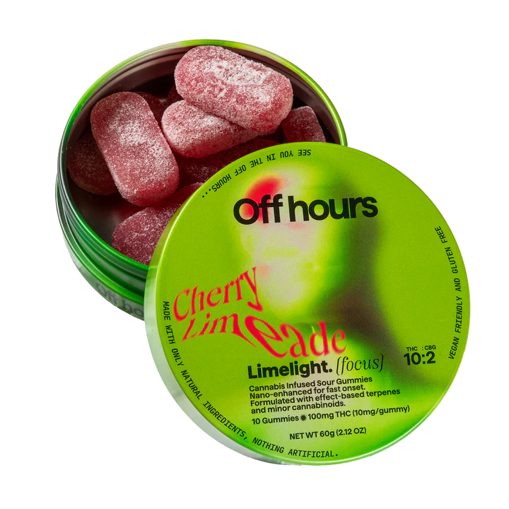 Photograph of product: Off Hours Gummies 10pk - LIMELIGHT