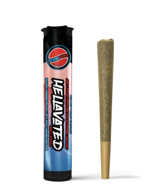 Photograph of product: Hellavated | Bomb Pop - 0.75g Juicy Stick