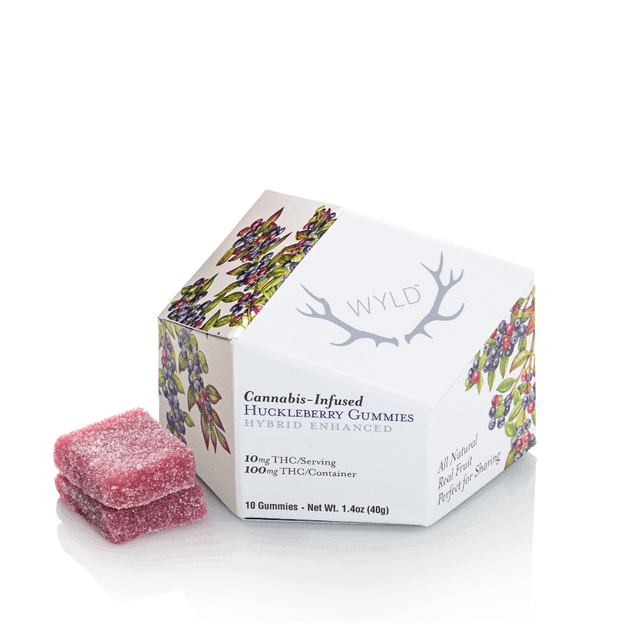 Photograph of product: Huckleberry Gummies (Wyld)