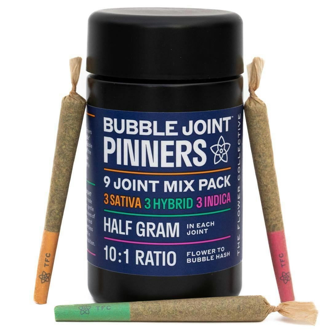 Photograph of product: The Flower Collective - Bubble Joint Pinners Variety Pack - 9