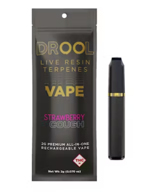 Photograph of product: Strawberry Cough - Live Resin Disposable 1g