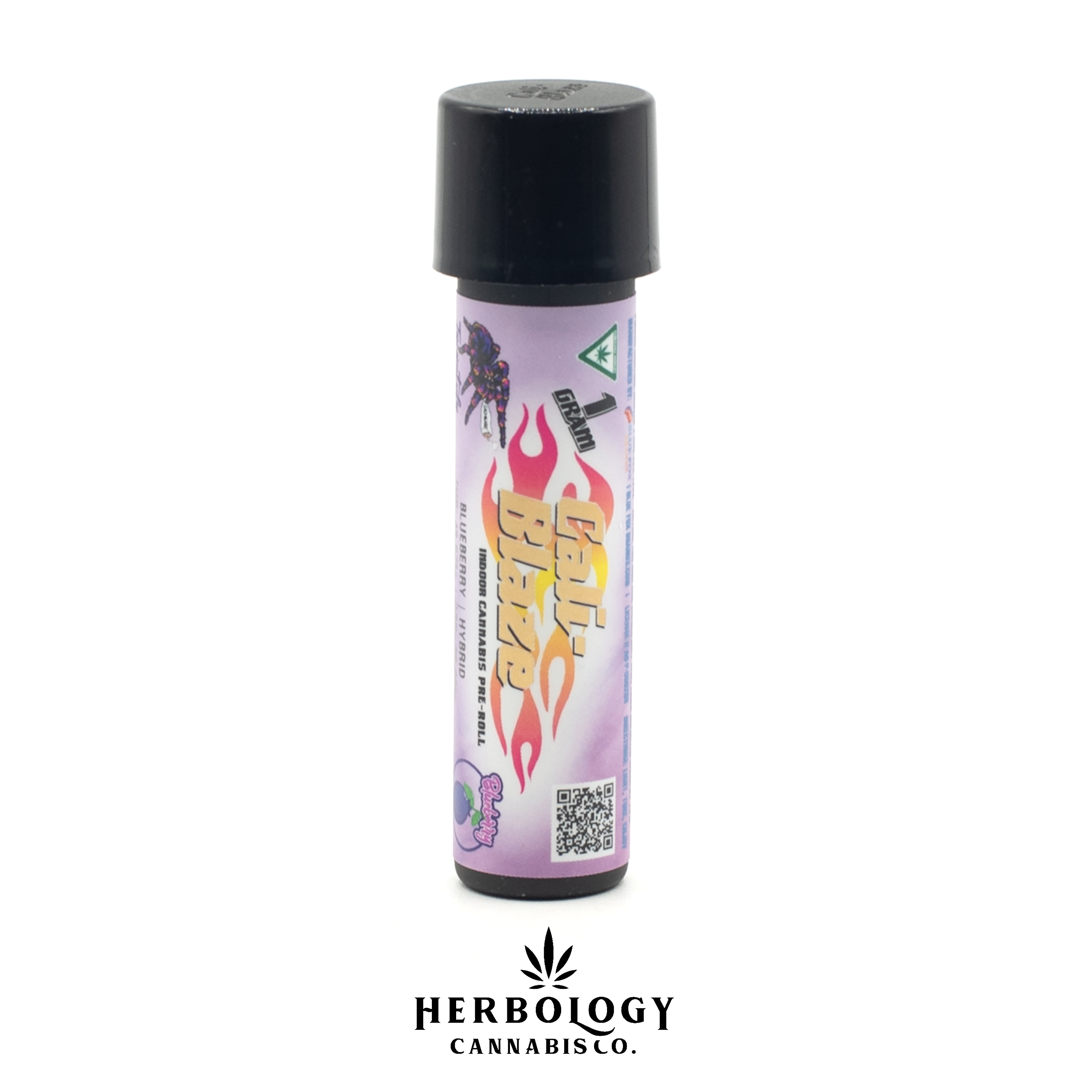 Photograph of product: Cali-Blaze | Infused Pre-Roll | Tarantula | Blueberry | 1g