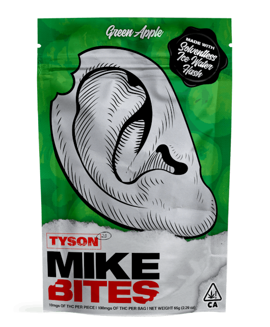 Photograph of product: Green Apple| 100MG Solventless Gummies