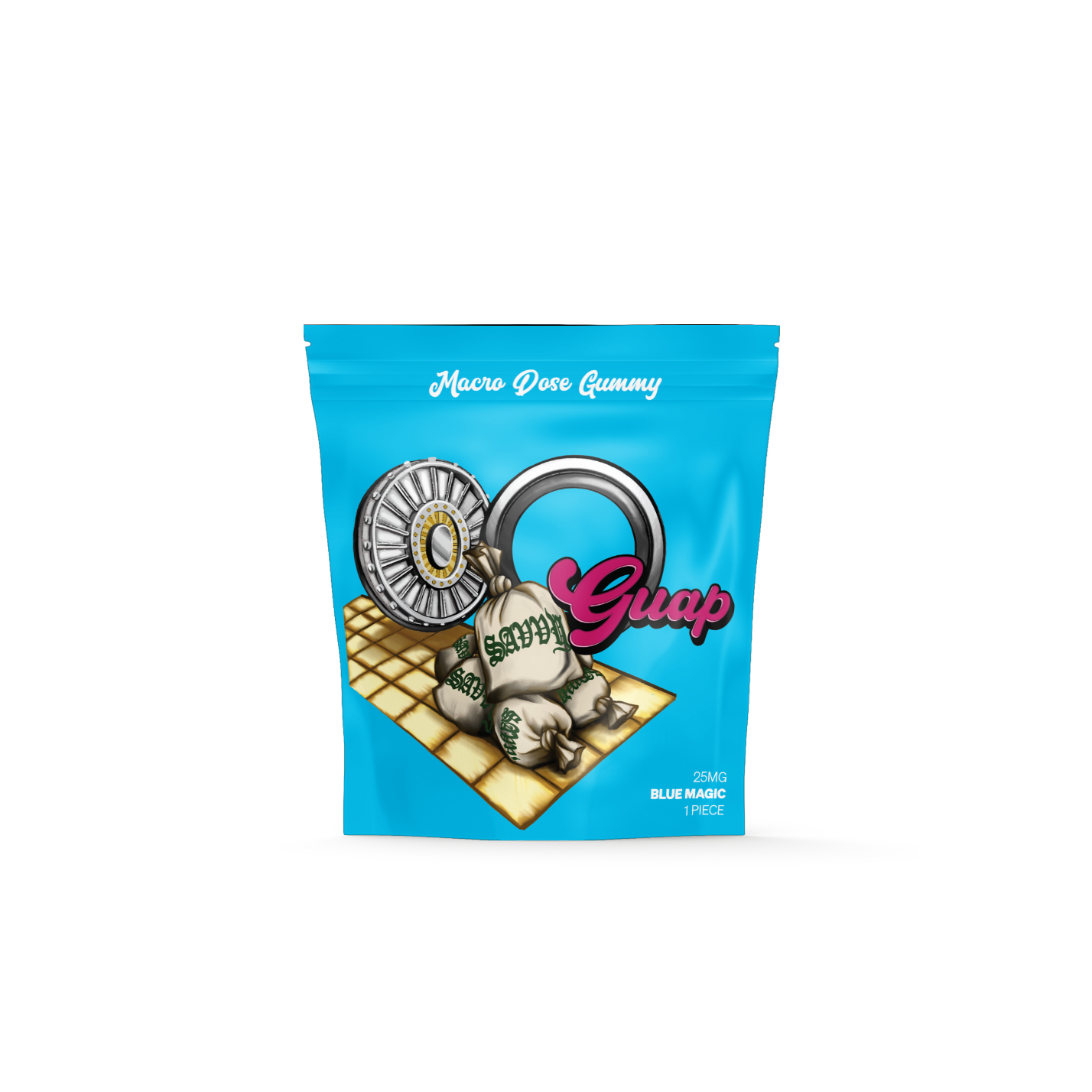 Photograph of product: Blue Magic | Savvy Guap | 25mg Gummies